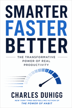 Smarter Faster Better by Charles Duhigg Book Cover